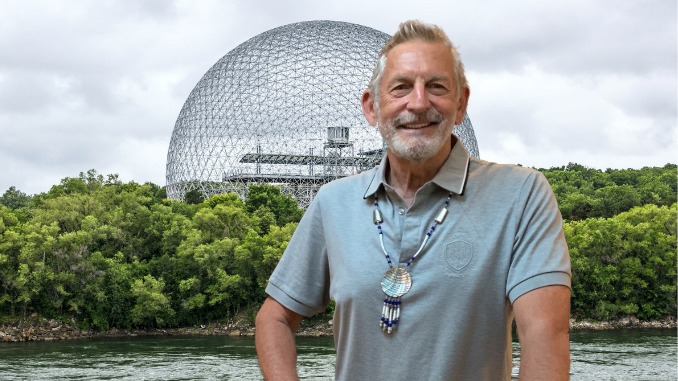 Bob Beth at the Montr&eacute;al Biosph&egrave;re.